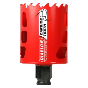 Diablo Hole Saw, 2-1/8 in, Carbide