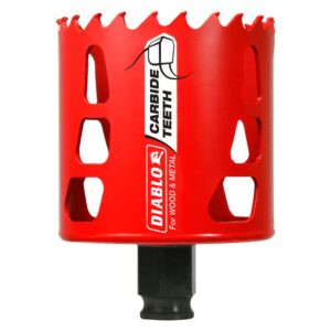 Diablo Hole Saw, 2-5/8 in, Carbide