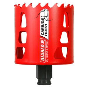 Diablo Hole Saw, 2-11/16 in, Carbide