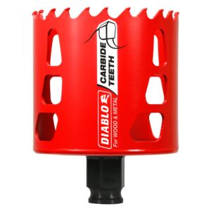 Diablo Hole Saw, 2-3/4 in, Carbide