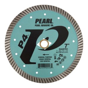 Pearl Cut-Off Diamond Blade, 7 in x 0.080 in x 5/8 in
