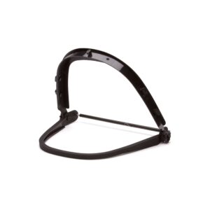 Pyramex Face Shield to Hard Hat Adapter, Cap Style, Plastic