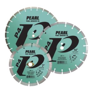 Pearl Cut-Off Diamond Blade, 16 in x 0.125 in x 1 in, 20 mm