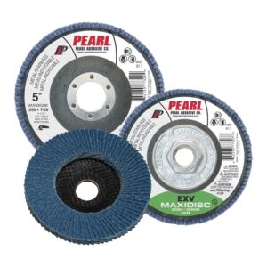 Pearl Flap Disc, 4-1/2 in x 5/8-11, 60 Grit