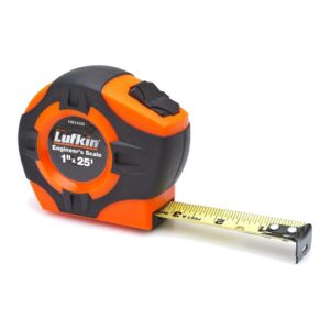 Lufkin Tape Measure, 1 in x 25 ft, Engineer Scale