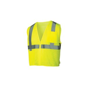 Pyramex Safety Vest, Lime, Class 2, 3XL