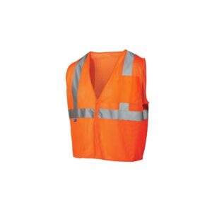 Pyramex Safety Vest, Orange, Class 2, 3XL