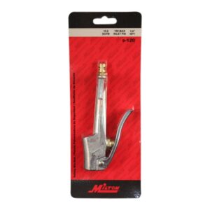 Milton Blow Gun, 1/4 in NPT, Safety Leverw/Hook