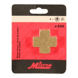 Milton Cross, 1/4 in All 4, Solid Brass