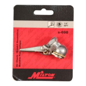 Milton Air Chuck, Single, With Grip, 1/4 in Female